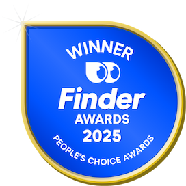 Winner. Finder Awards 2025. People's choice awards.